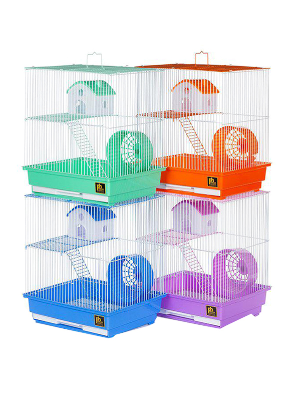 

Prevue Two Story Hamster Cage, 4-Piece, Assorted