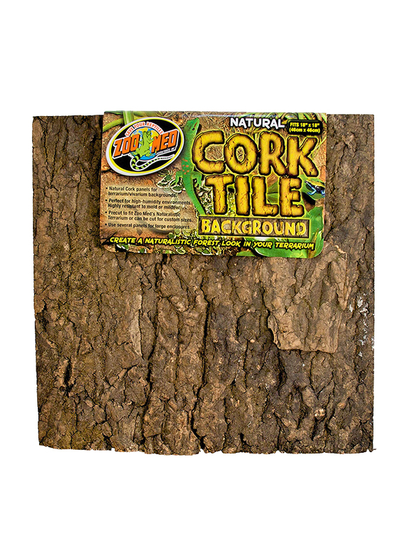 

Zoo Med NT-3 Nat Cork Tile Background, Brown
