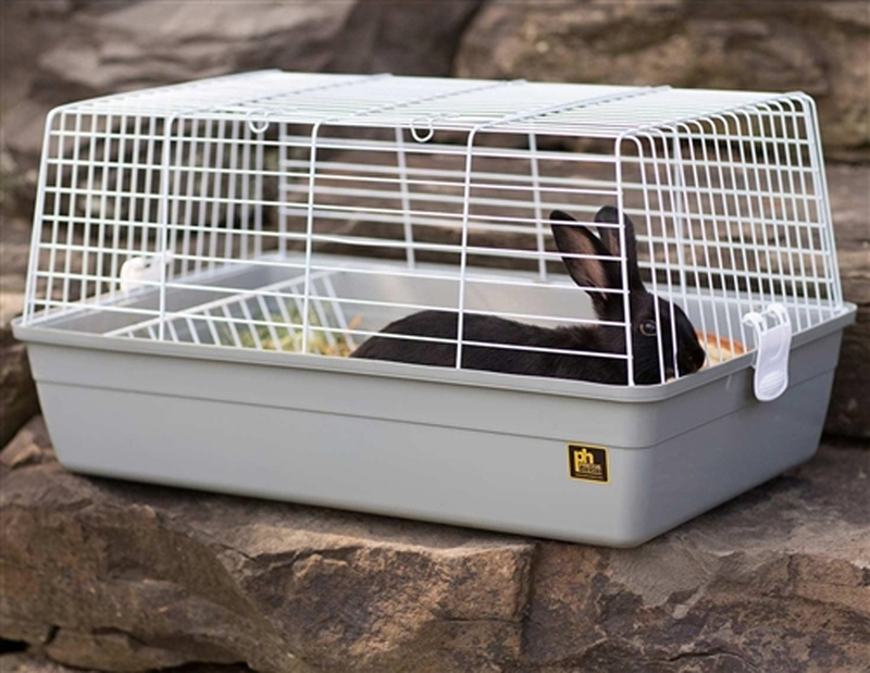 

Prevue Bella Rabbit Cage, Large, Gray/White