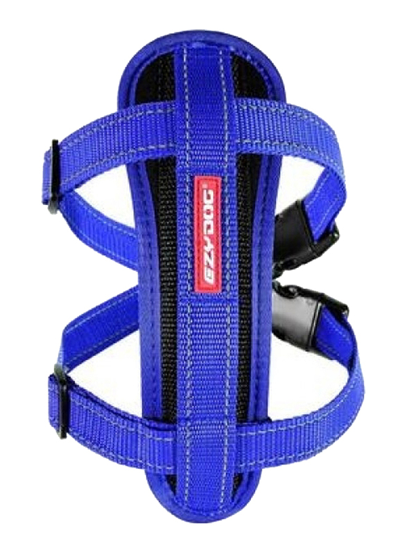 

Ezydog Chest Plate Harness, Double X-Small, Blue