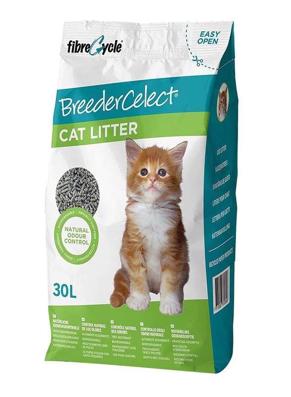 

Fibrecycle Breeder Celect Cat Litter, 30L