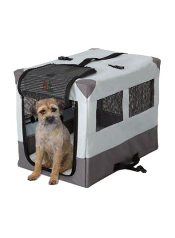 

Midwest Canine Camper Sportable Tent Dog Crate, 24inch, Grey