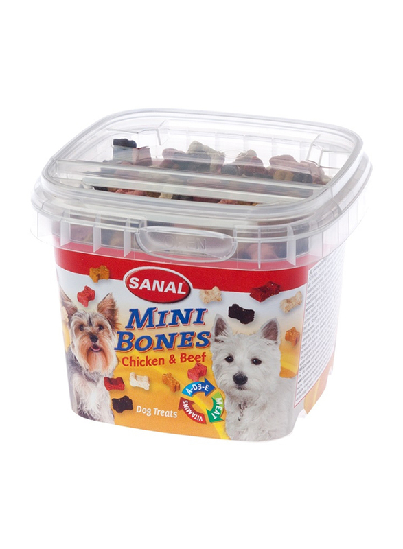 

Sanal Chicken & Meat Mini Bones Cup Dog Dry Food, 100g