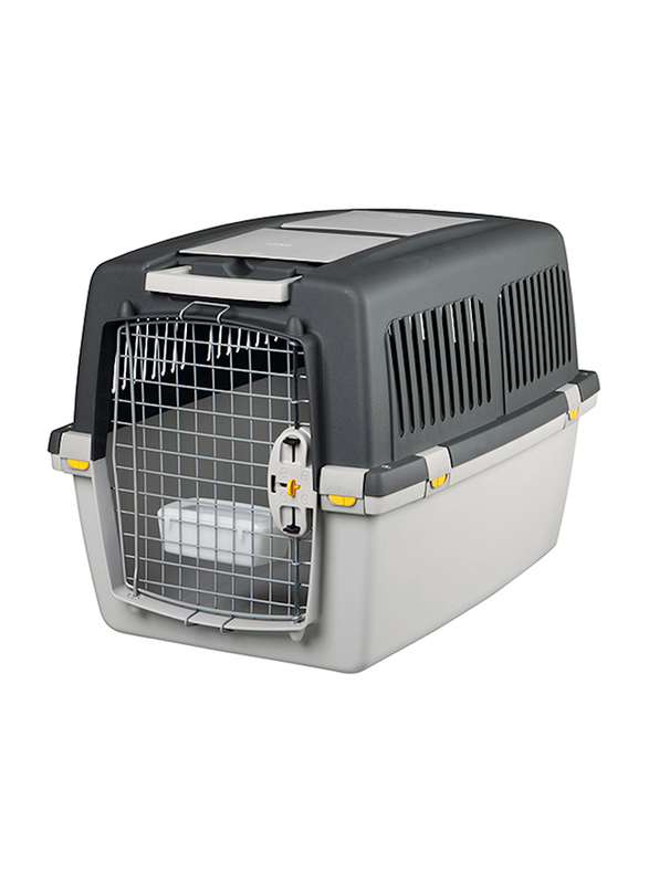 

Beeztees Gulliver 4 Lata Transport Dog Carrier, Grey/Dark Grey