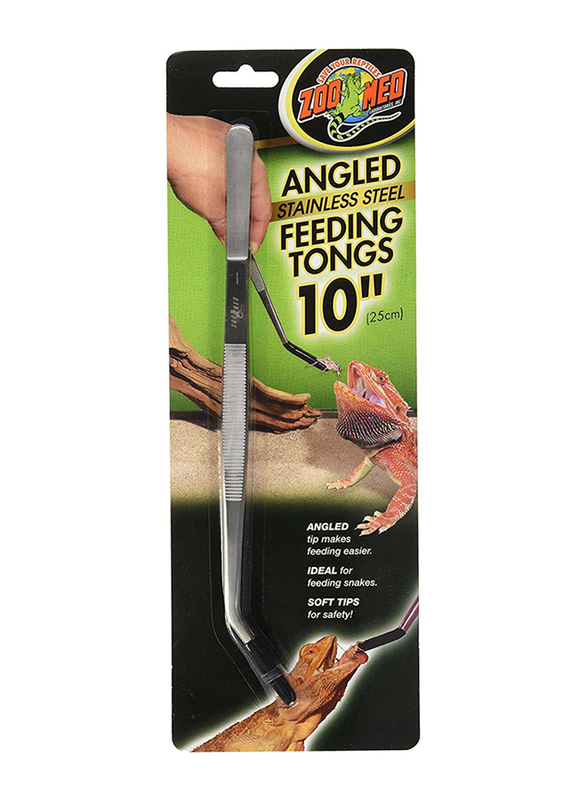 

Zoo Med Feeding Tongs, Silver
