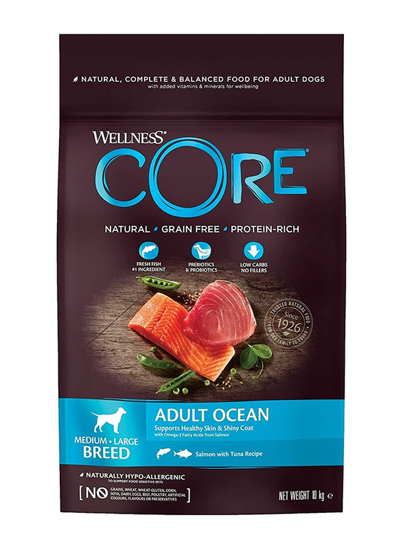 

Wellness Core Medium-Large Breed Ocean Adult Dog Dry Food, 10Kg