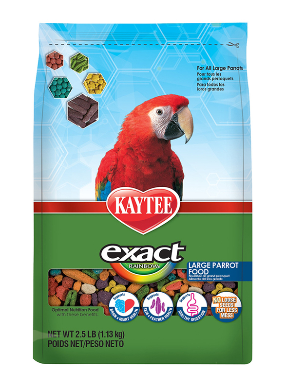 

Kaytee Exact Rainbow Dry Food for Large Parrot, 2.2lbs