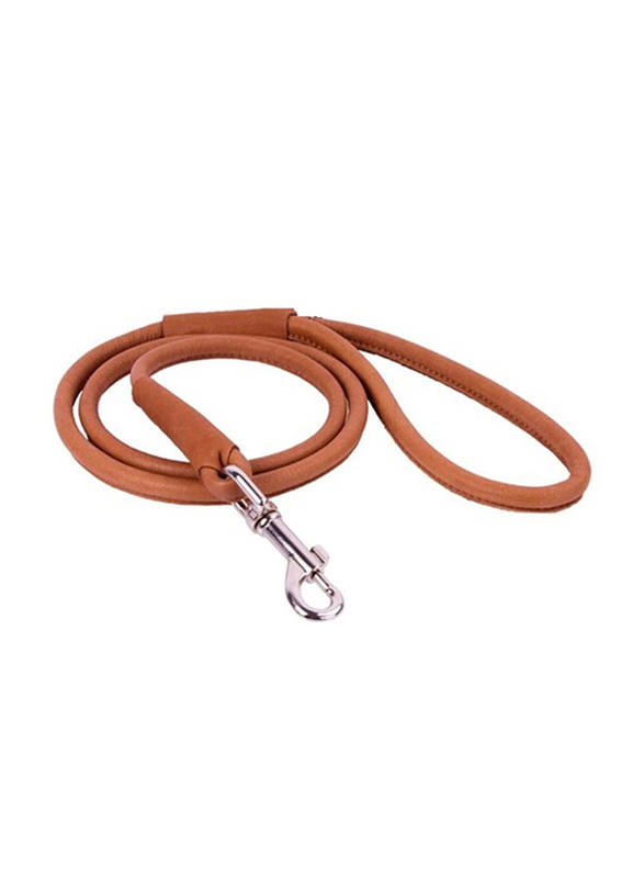 

Collar Company Waudog Soft Leather Round Dog Leash, 10mm x 122cm, Brown