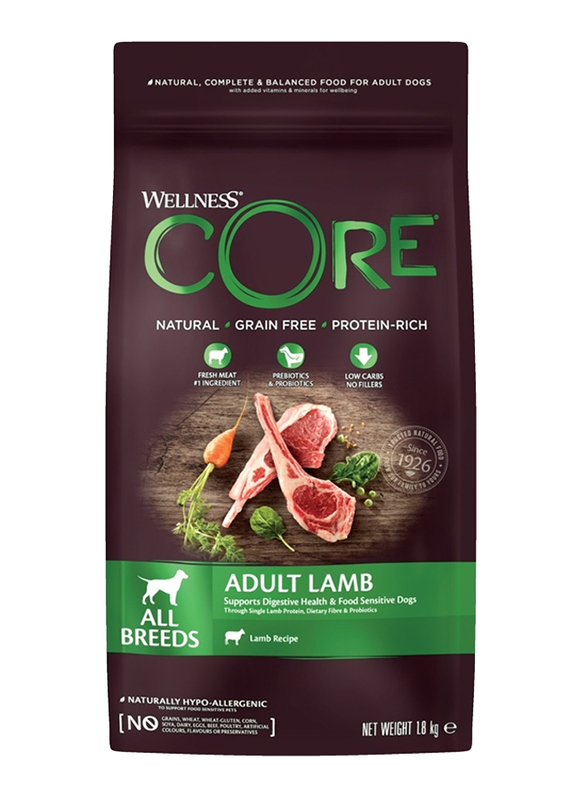 

Wellness Core All Breeds Lamb Recipe Adult Dog Dry Food, 10Kg