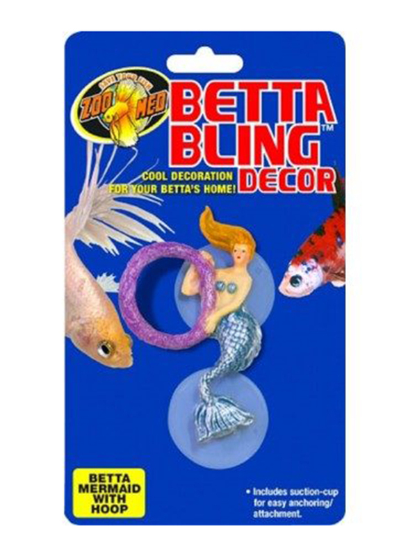 

Zoo Med Betta Bling Mermaid with Hoop, Multicolour