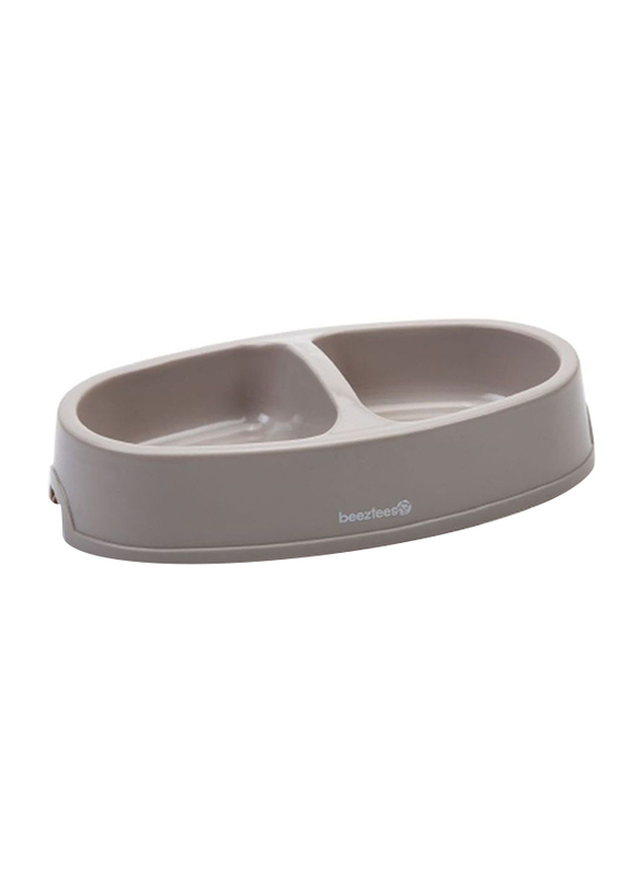 

Beeztees Plastic Dog Dinner Set, 2 x 0.4 Liters, Beige