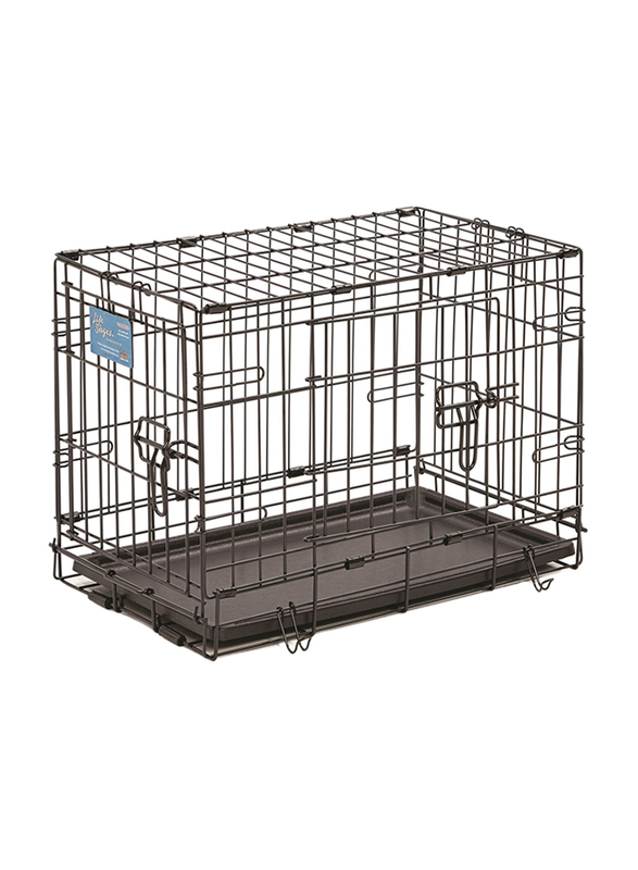 

MidWest Life Stages Double Door Dog Crate, 22 Inch, Black