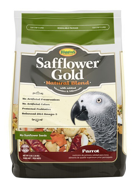 

Higgins Safflower Gold Parrot Bird Dry Food, 1.36Kg