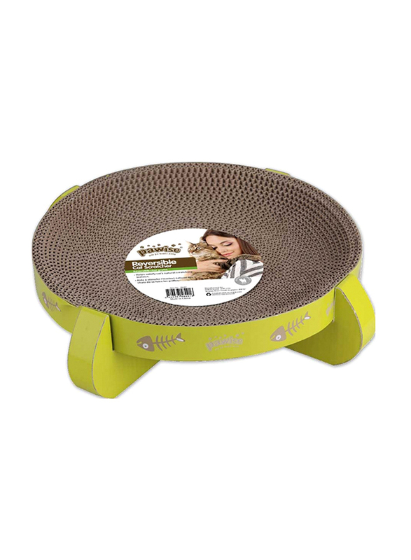 

Pawise Reversible Cat Scratcher, 35cm, Brown/Green