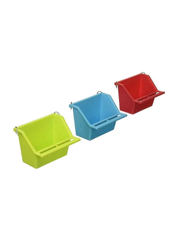 

Prevue Birdie Basics Perch Cups 12 x 6oz, Blue/Green/Red