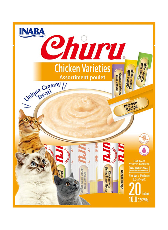 

Inaba Churu Chicken Variety Treat Cat Wet Food, 280g