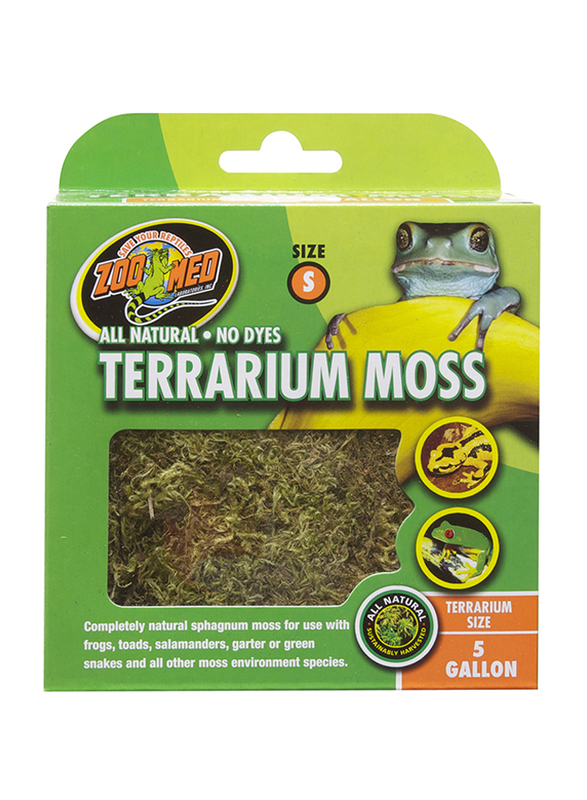 

Zoo Med Terrarium Moss, Small, Green