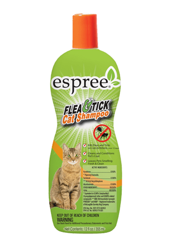 

Espree Flea & Tick Cat Shampoo, 12oz, Multicolour