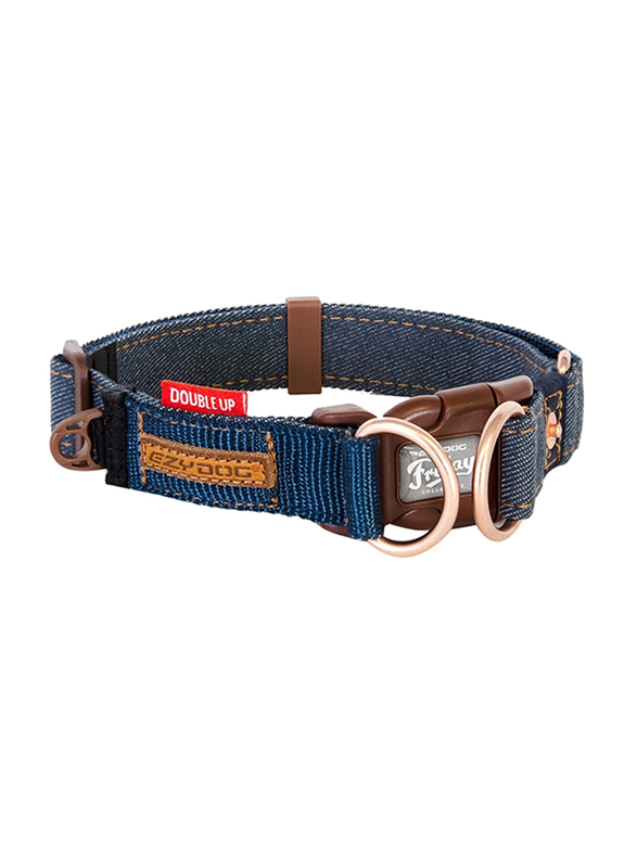 

Ezydog Double up Collar, X-Large, Blue