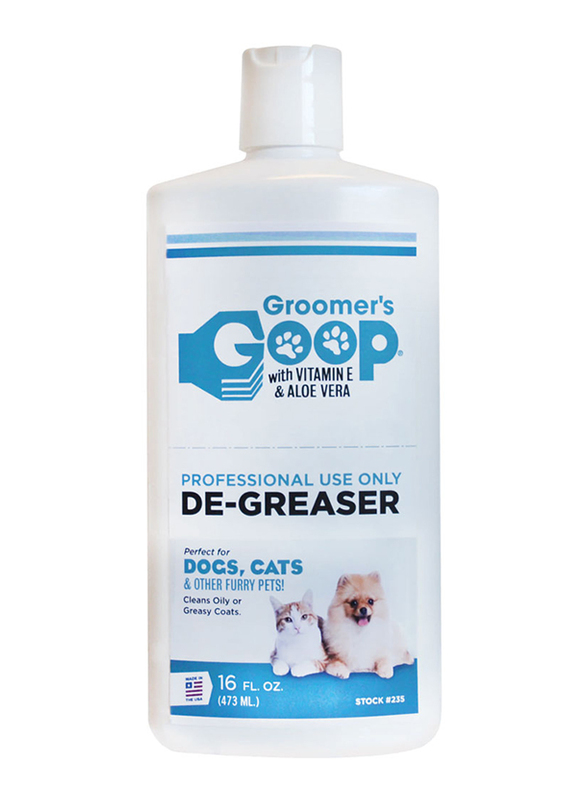 

Groomer's Goop De Greaser with Vitamins & Aloe Vera Liquid, 16oz, White