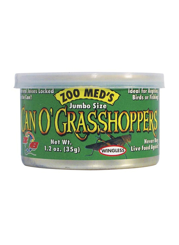 

Zoo Med Can O' Grasshoppers Dry Turtle Food, 1.2oz