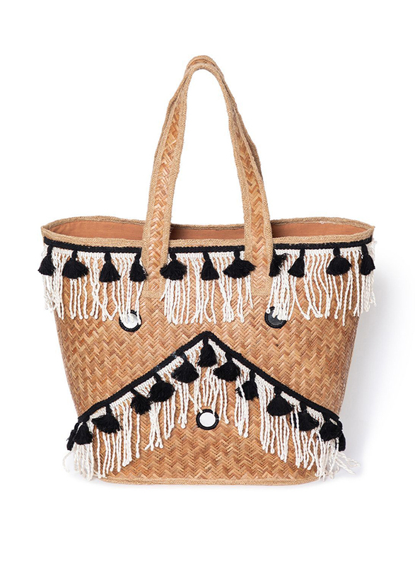 Couturelabs Urika Large Shopper Bag for Women, Brown