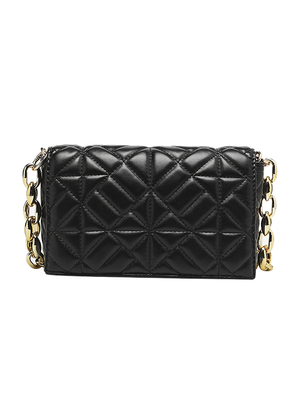 

Couture Labs Couturelabs Jett Quilted Shoulder Bag for Women, Black