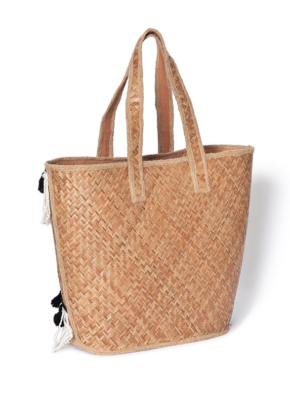 Couturelabs Urika Large Shopper Bag for Women, Brown