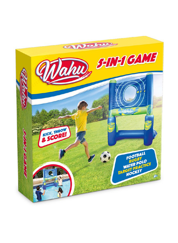 

Goliath Games Wahu 5-in-1 Game Football Rugby Water Polo Outdoor Play, Ages 6+