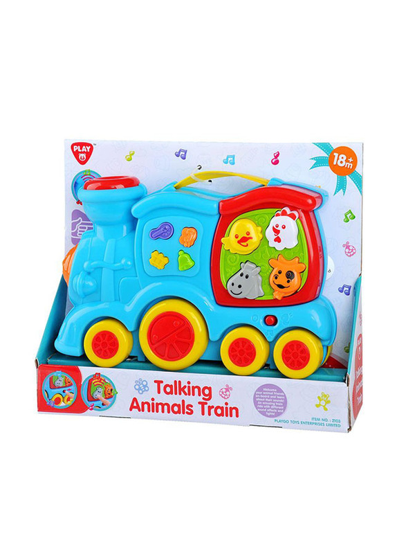 

Playgo Talking Animals Train with Music, Ages 18+ Months