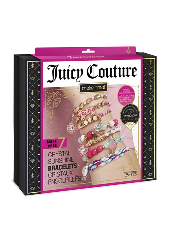 

Make It Real Juicy Couture Swarovski Bracelet Making Kit, 259 Pieces, Ages 8+