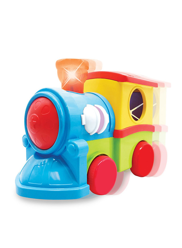 

Kiddieland Light N Sound Choo Choo Train, 6 Pieces, Ages 1+, Multicolour