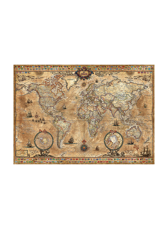 

Educa Puzzles 1000-Piece Antique World Map Puzzle