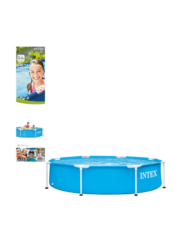 

Intex Metal Frame Pool, 8 Feet, Multicolour