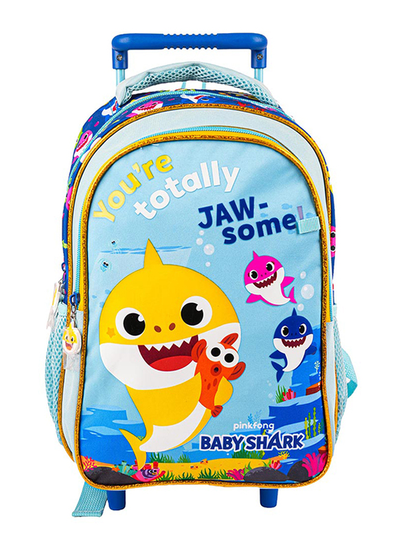 

Rainbow Max Baby Shark Trolley Bag For Kids Unisex, Multicolour