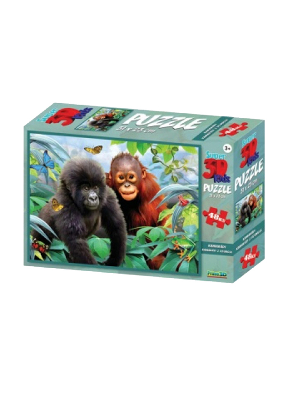 

Prime 3D Puzzles 48-Piece Howard Robinson Jungle Buddies 3D Puzzle