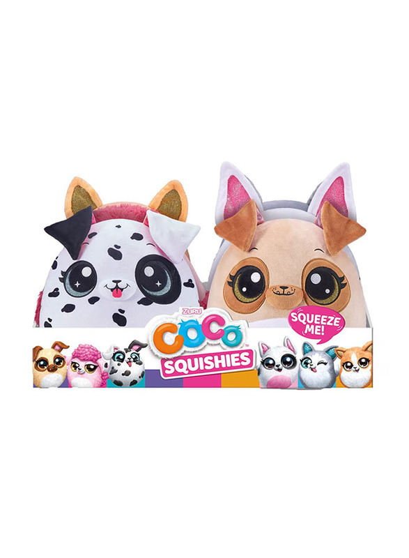 

CoCo Surprise Squishies S1 Soft Plush, 6 Pieces, Ages 1+