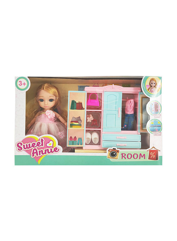 

Sweet Annie 6 Inch Doll with Wardrobe II, Doll Accessories, Ages 3+