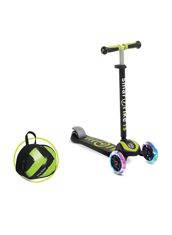 

SmarTrike T5 Freestyle Scooter with Blue LED Wheels and Accessory Bag, Ages 3+