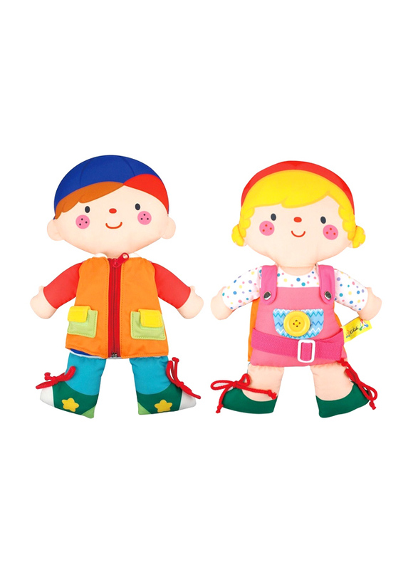 

K's Kids 2 in 1 Wayne & Julia Dress Up Doll, Ages 18+ Months, Multicolour