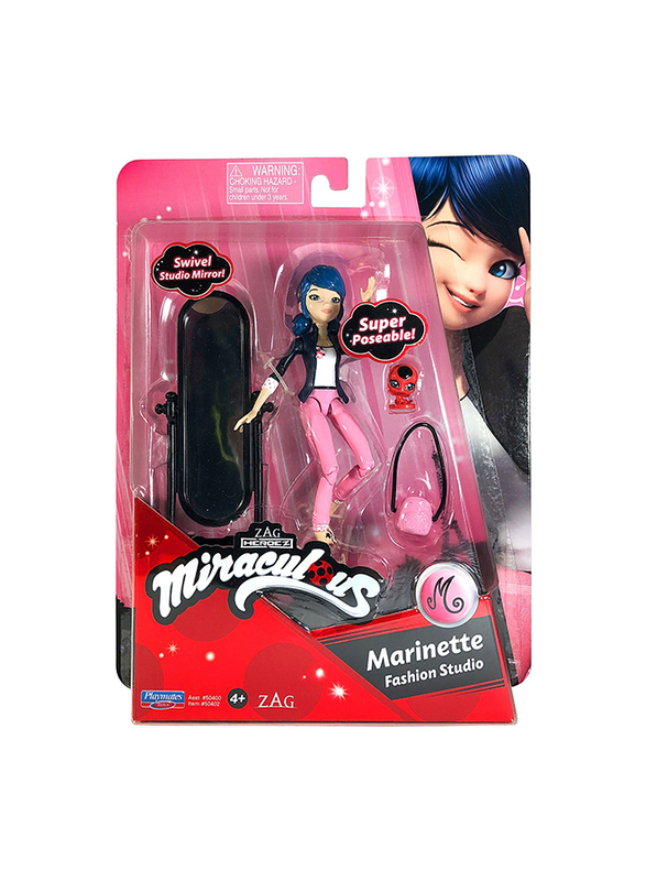 

Miraculous Moments Small Dolls Marinette Fashion Studio Toy, Ages 4+