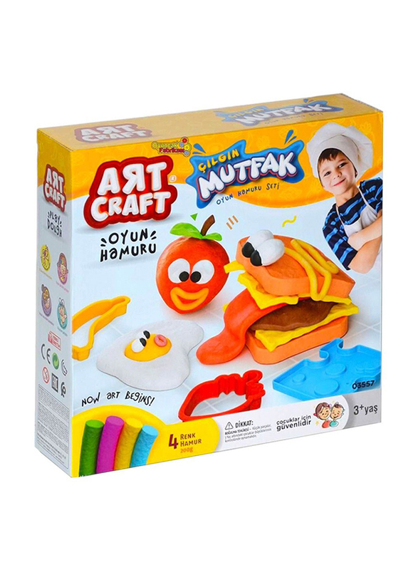 

Dede Art Craft Crazy Kitchen Dough Set, 16 Pieces, Ages 3+