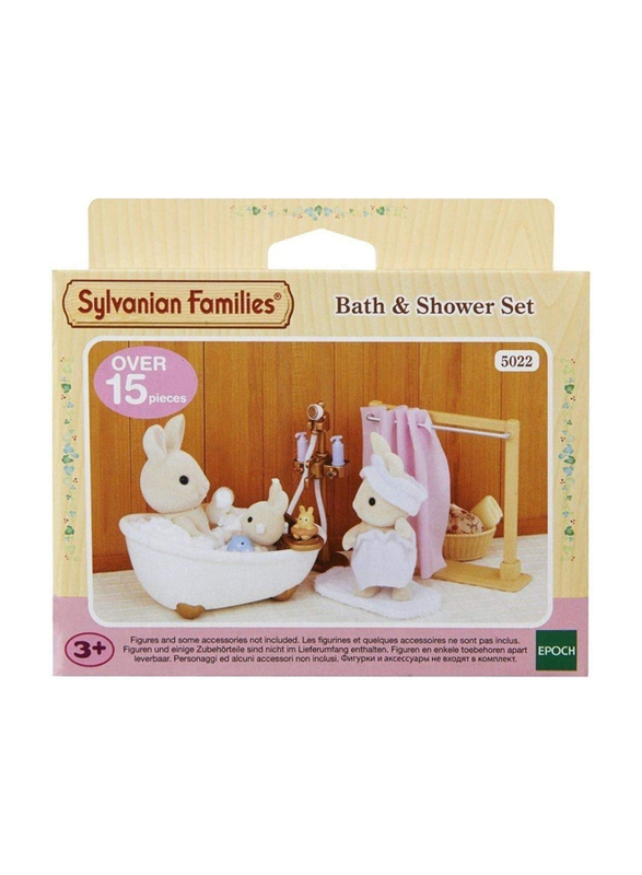 

Sylvanian Family Bath N Shower Set, Ages 3+, Multicolour