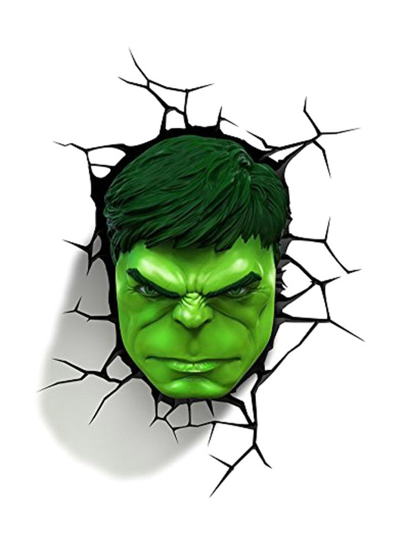 

3D Light FX Hulk Face Light, Green