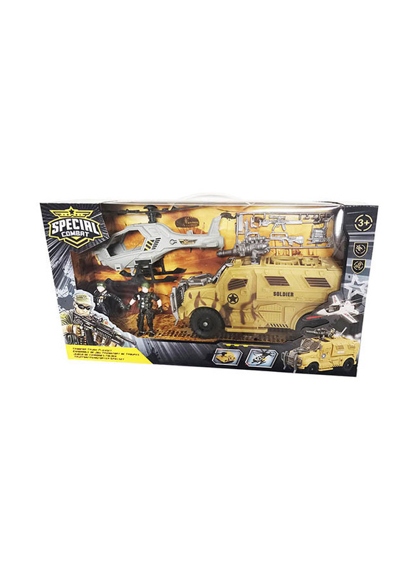 

TTC Special Combat Military Helicopter + Tank Playset, Ages 3+