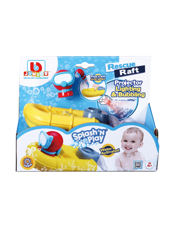 

BB Junior Splash N Play Rescue Raft Inflatable Bath Toy, Multicolour