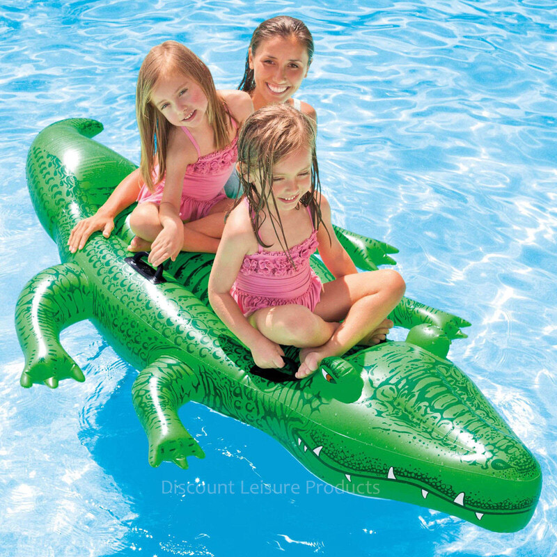 

Intex Giant Gator Ride On, Multicolour