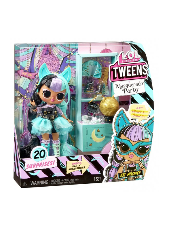 

LOL Surprise Tweens Masquerade Doll Kat Mischief Fashion Doll, For Ages 3+