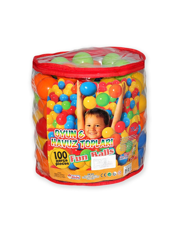 

Dede Toys 7cm Fun Balls In A Bag, 100 Pieces, Ages 3+