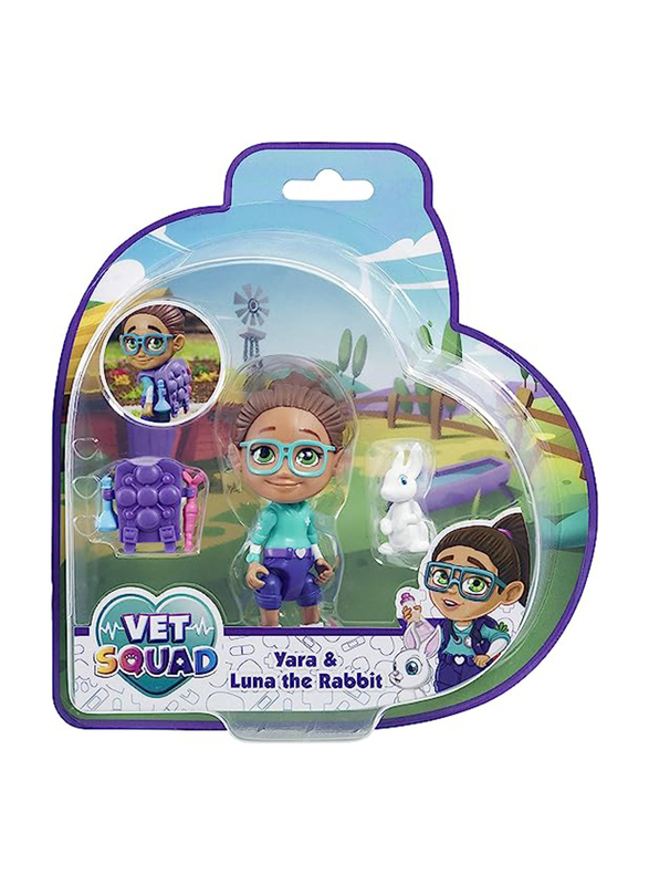 

Vet Squad Yara & Luna The Rabbit, Playsets & Figures, 2 Pieces, Ages 4+